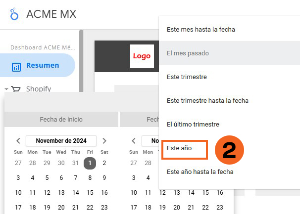 Selector de período 2